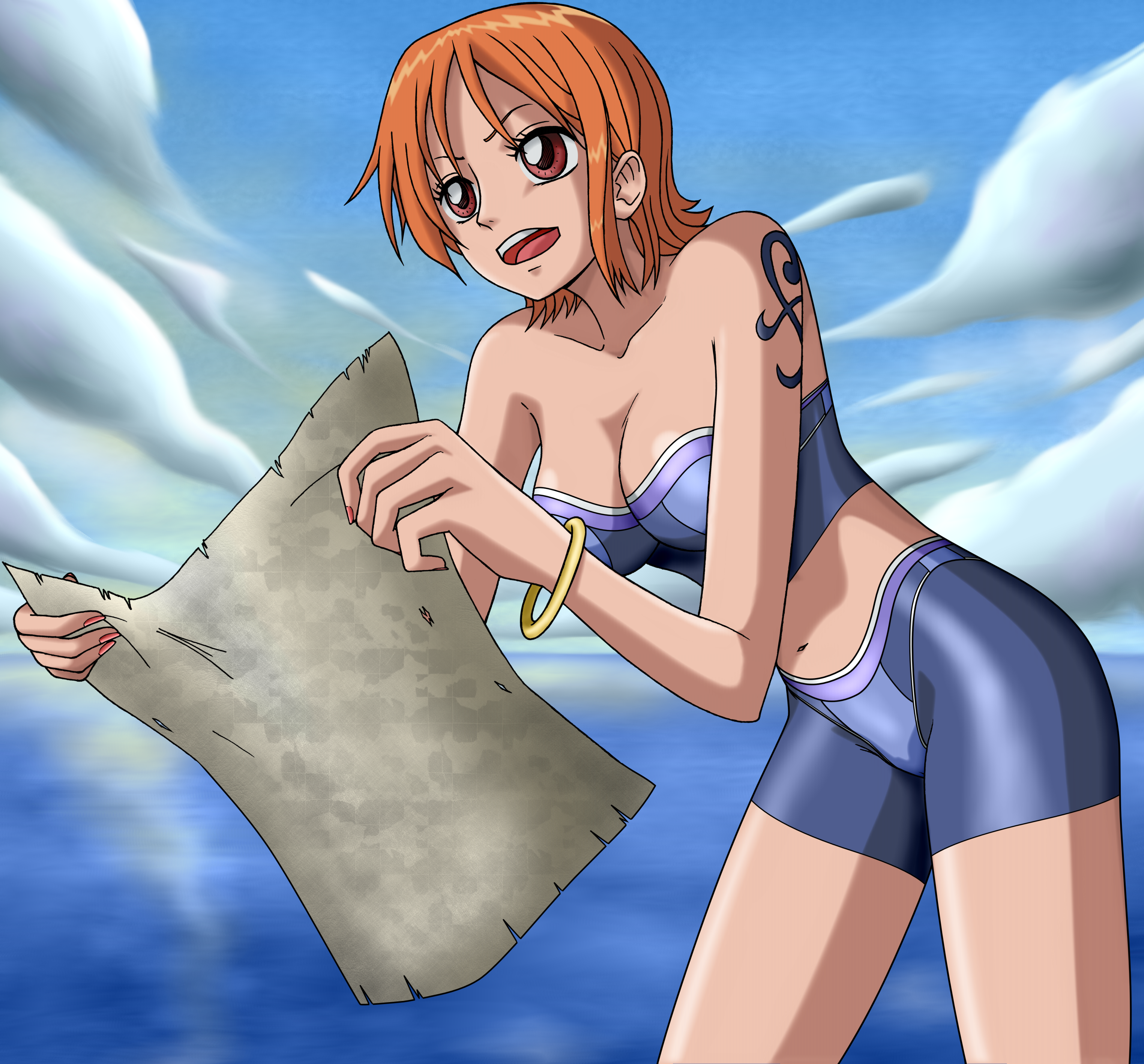nami_holding_a_map___one_piece_by_kaendd